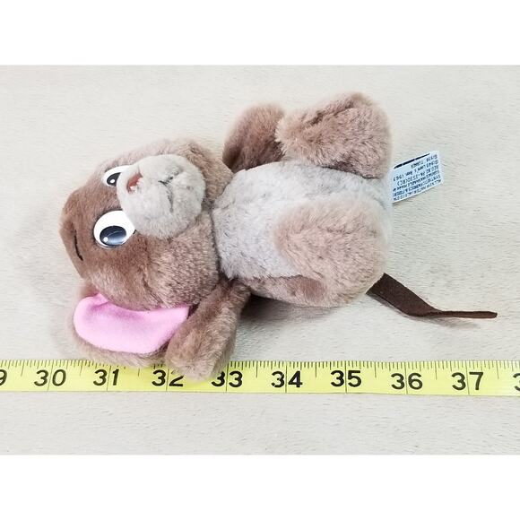 Jerry Mouse Plush Toy Stuffed Animal 1990 From Tom & Jerry 6" Hamilton Vintage - Picture 11 of 11
